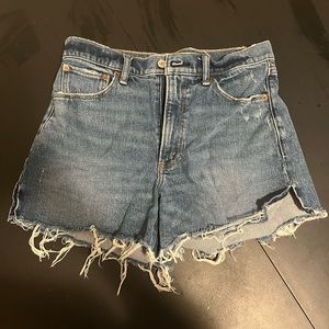 Abercrombie denim shorts high waisted